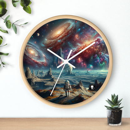 "Exploring the Celestial Realm" - The Alien Wall Clock