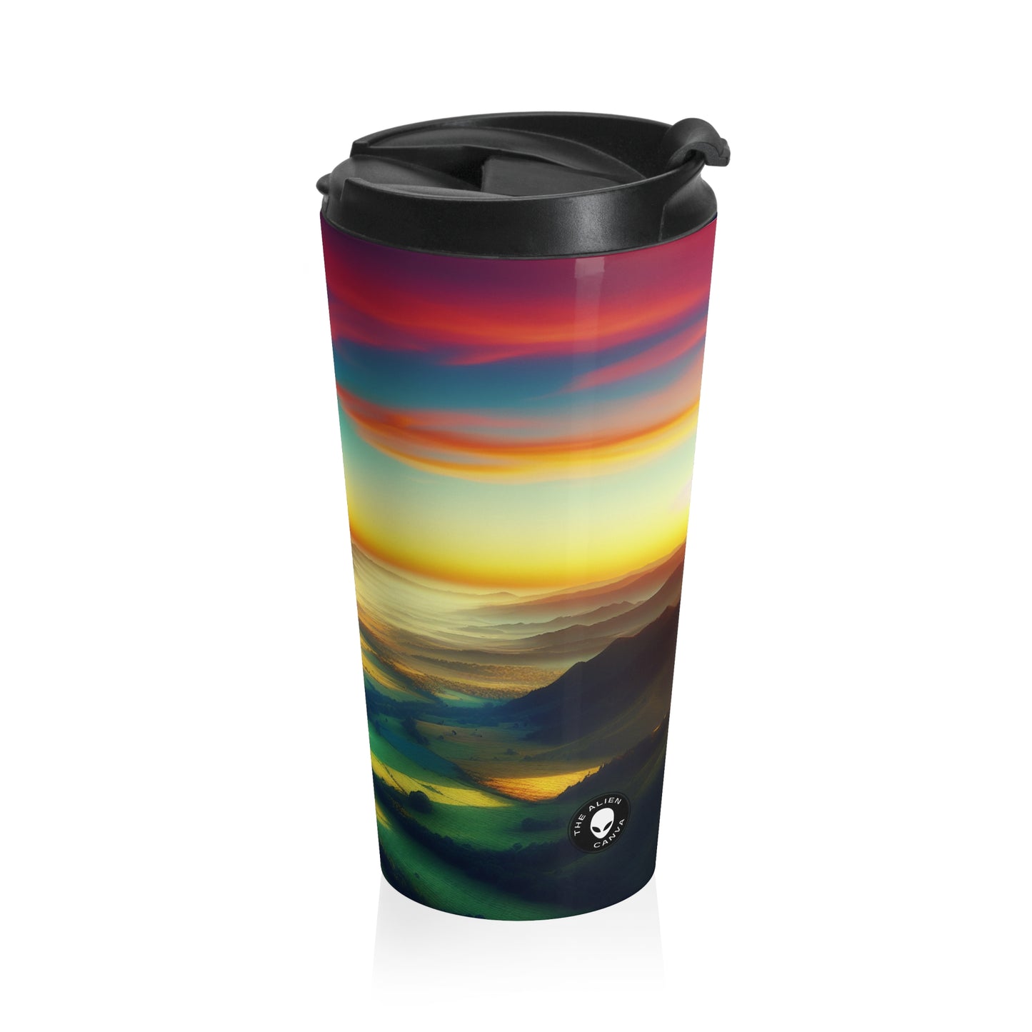 "Solitude in the Sky" - The Alien Stainless Steel Travel Mug