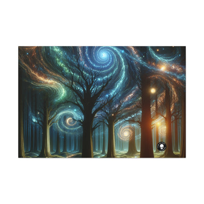 "Galactic Woods: A Celestial Dreamscape" - The Alien Canva