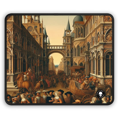 "Unity in Opulence: A Renaissance Banquet of Nations" - The Alien Gaming Mouse Pad Renaissance