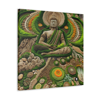 "Forest Mandala: A Harmony of Nature" - The Alien Canva Earth Art