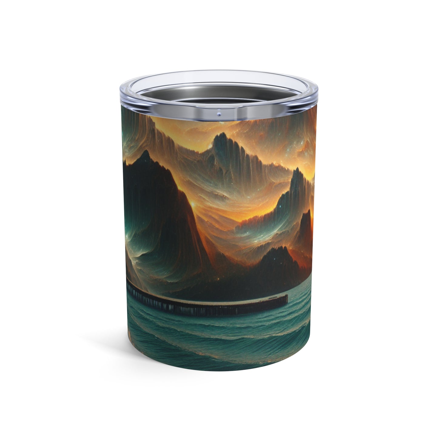 "Réalisme en rouge : capturer la beauté d'une pomme succulente" - The Alien Tumbler 10oz Photorealism