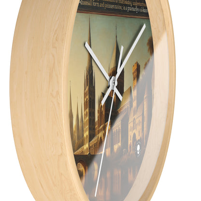 "Intellectual Discourse in the City Square" - The Alien Wall Clock Proto-Renaissance