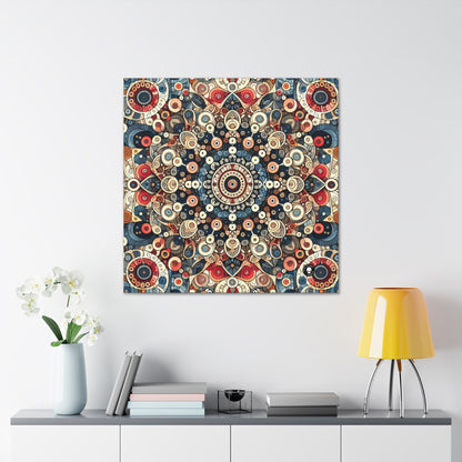 "Nature's Harmony: Floral Mandala Art" - The Alien Canva Pattern Art