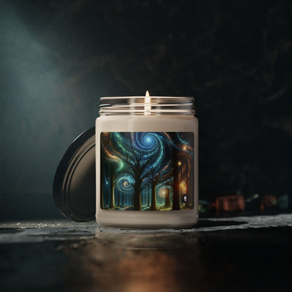 "Galactic Woods: A Celestial Dreamscape" - The Alien Scented Soy Candle 9oz