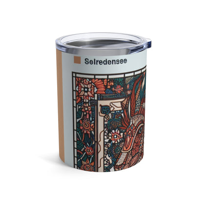 "Resilience Unveiled: A Postcolonial Celebration" - The Alien Tumbler 10oz Postcolonial Art