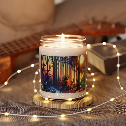 "Mystical Twilight: Creatures in the Forest" - The Alien Scented Soy Candle 9oz