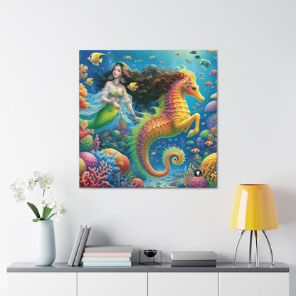 "Mermaid's Magical Coral Ride" - The Alien Canva