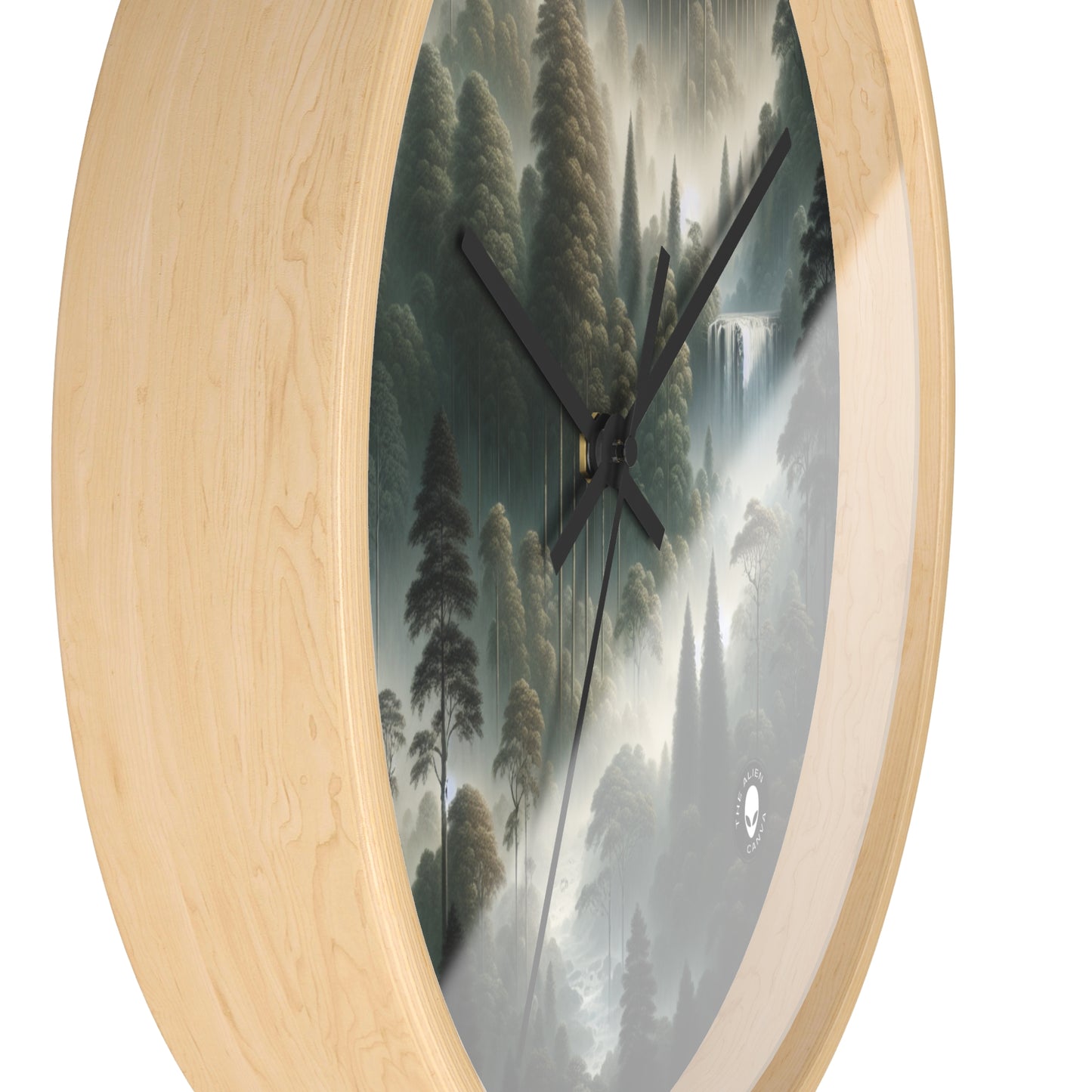 "Misty Forest Retreat" - The Alien Wall Clock