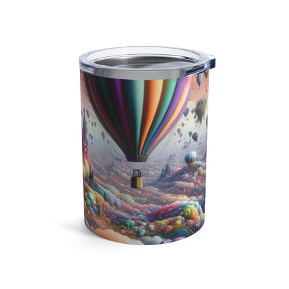 "Whimsical Sky : Une aventure surréaliste en ballon" - The Alien Tumbler 10oz