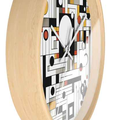 "Equilibrio en abstracto: suprematismo geométrico" - El suprematismo del reloj de pared alienígena