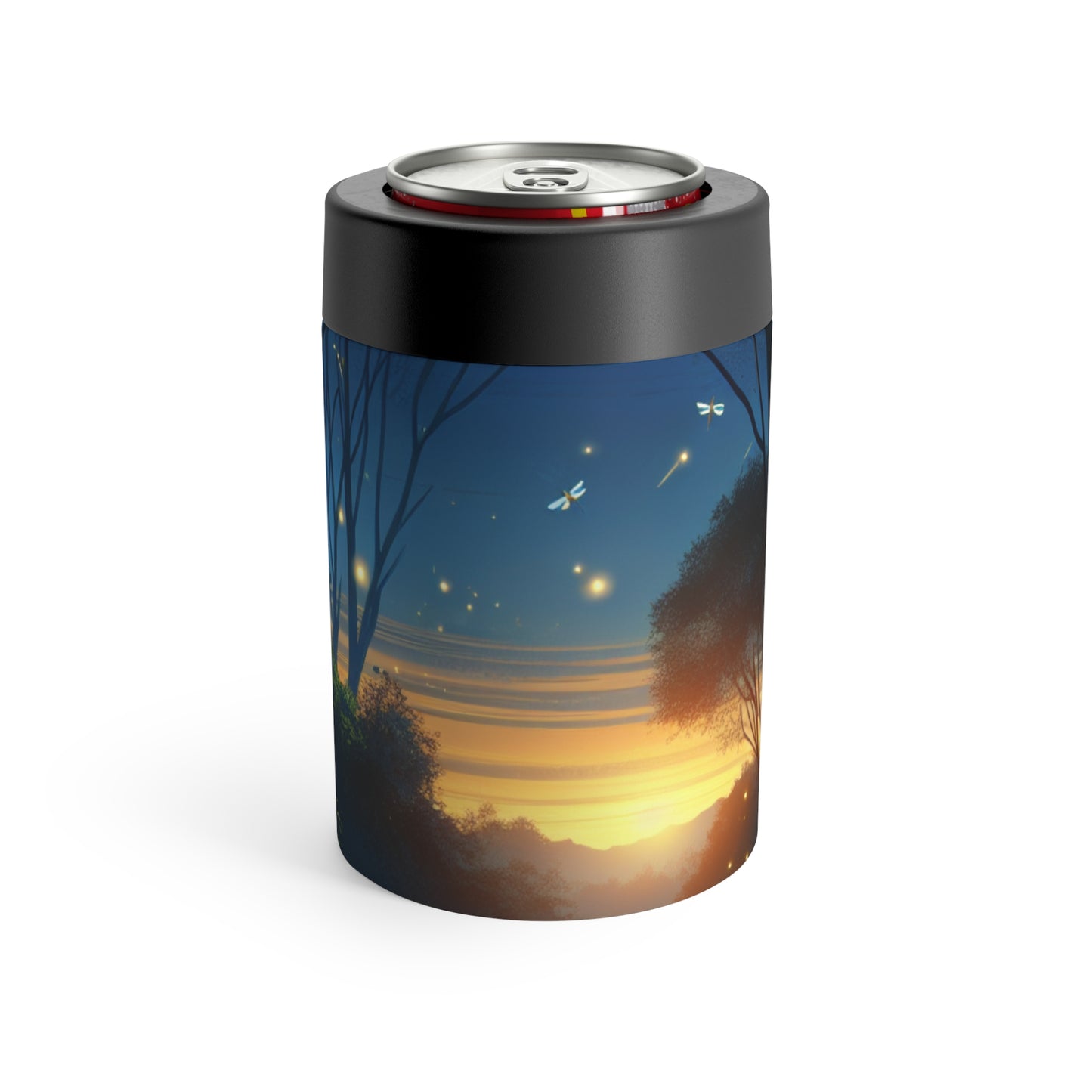 "Enchanted Dusk: Fireflies in the Forest" - The Alien Can Holder