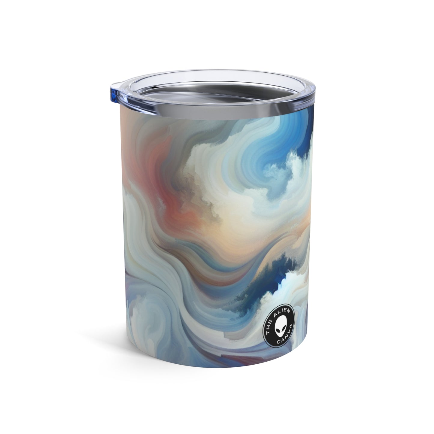 "Harmony in Nature: A Lyrical Abstraction" - The Alien Tumbler 10oz Lyrical Abstraction