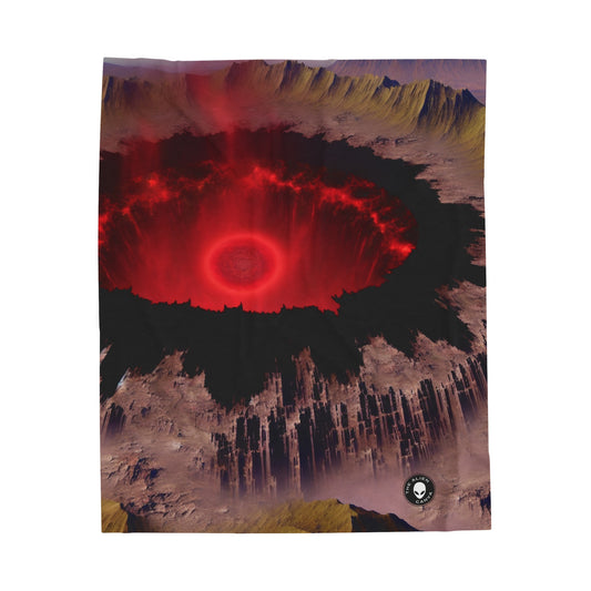 "Fallen Power: The Destruction of the Rings of Power" - The Alien Velveteen Plush Blanket