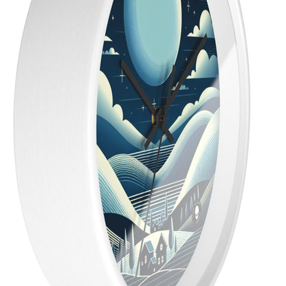 "Moonlit Haven" - The Alien Wall Clock