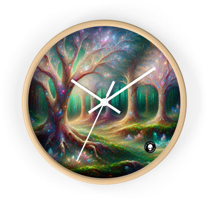 "Crystal Forest Fantasia" - L'horloge murale extraterrestre