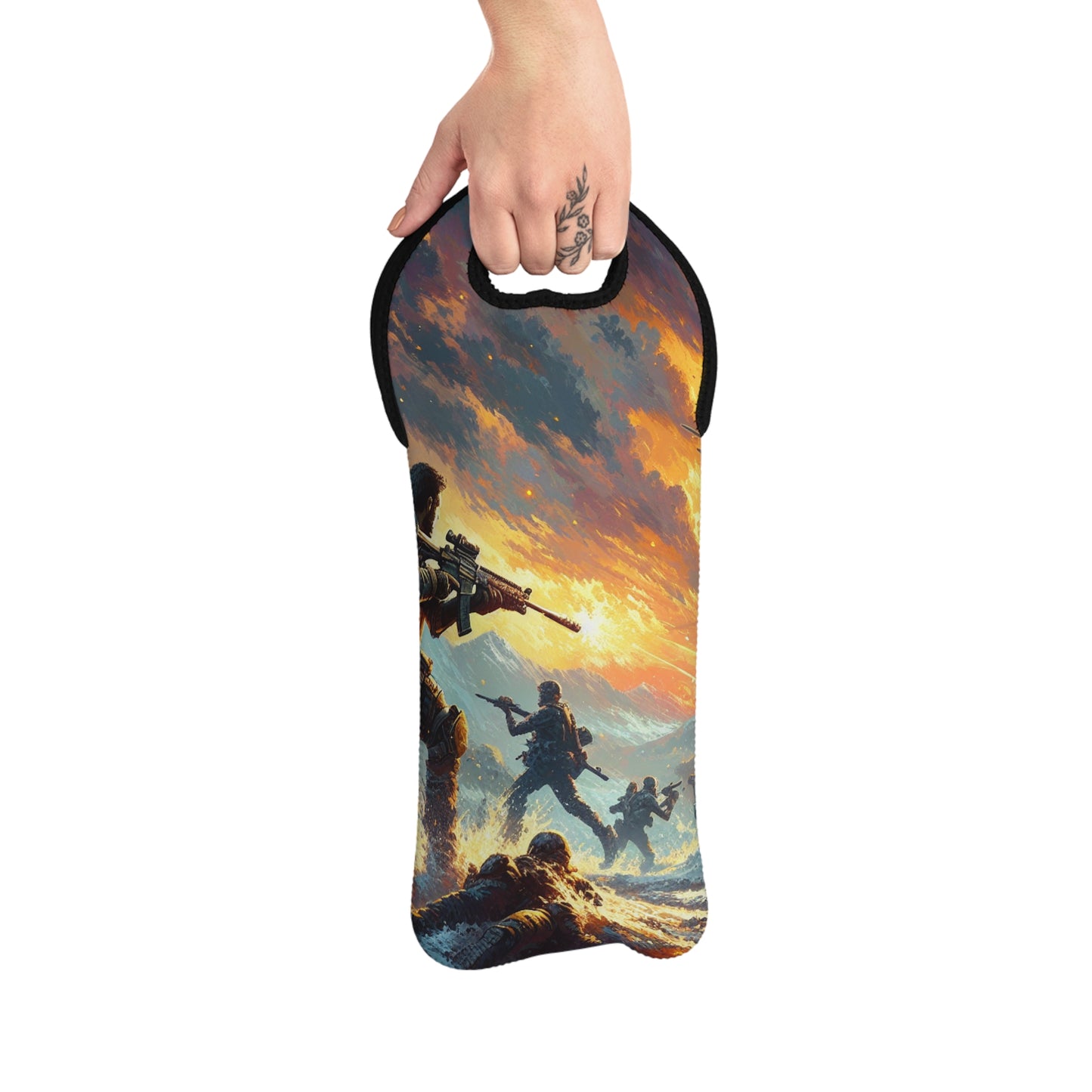 "Recréer un chef-d'œuvre sur le thème du jeu" - The Alien Wine Tote Bag Style artistique du jeu vidéo