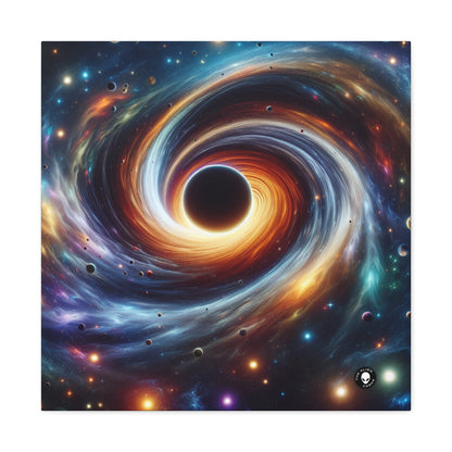 "Galactic Vortex: The Colorful Dance of Stars and Planets" - The Alien Canva