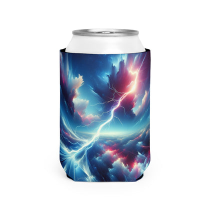 "Electricity In The Sky" - The Alien Can Cooler Sleeve Digital Art Style