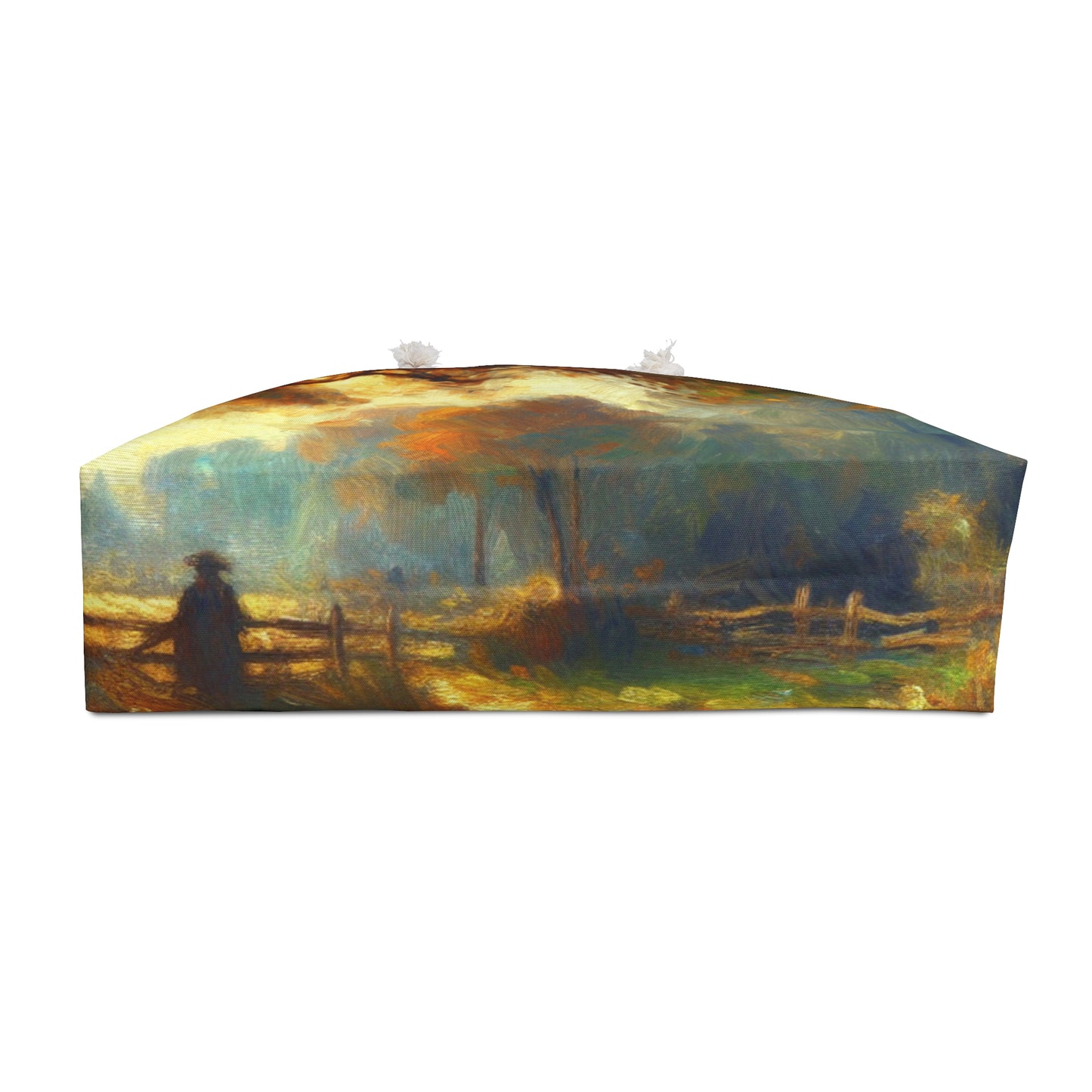 "Sunset Serenity: Pintura impresionista de jardín" - The Alien Weekender Bag Impresionismo