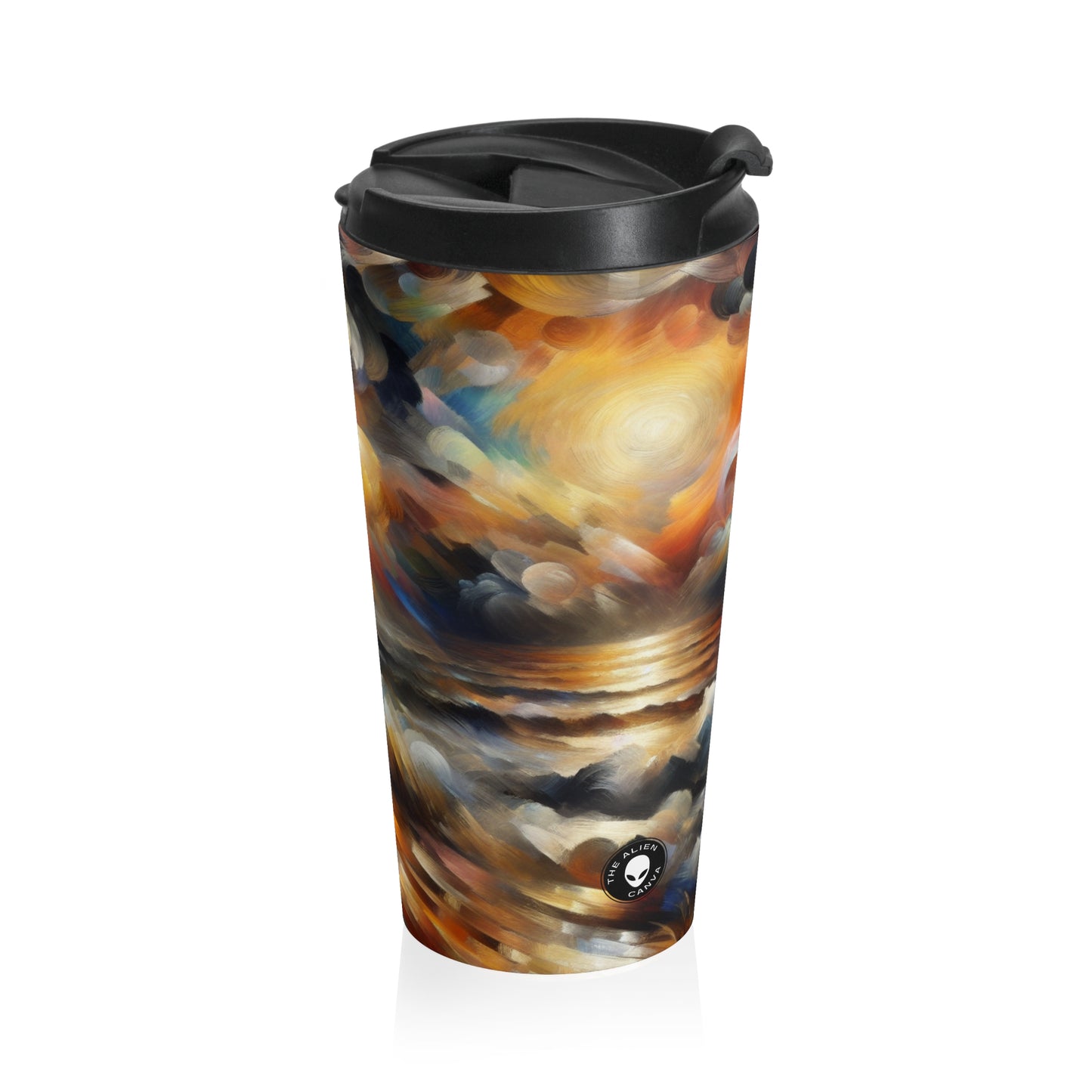 "Metamorphosis in the Enchanted Forest" - The Alien Stainless Steel Travel Mug Symbolism