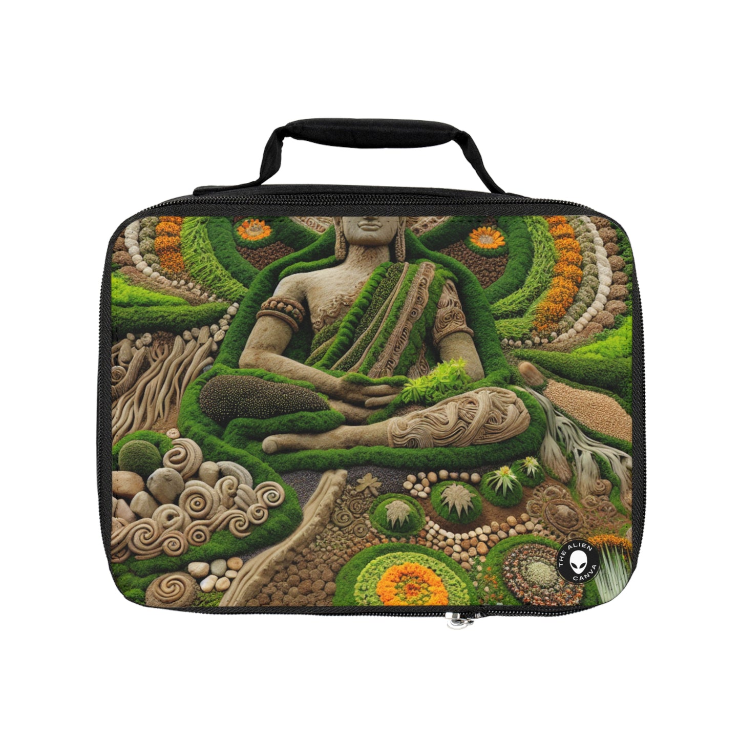 "Forest Mandala: A Harmony of Nature"- The Alien Lunch Bag Earth Art