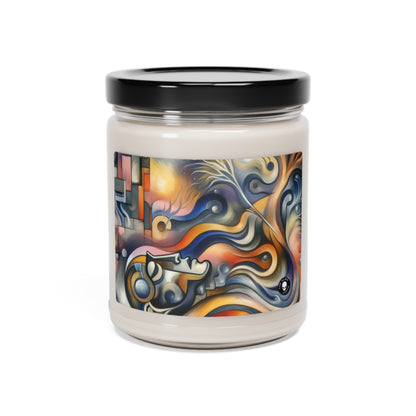 "Everyday Enchantment: A Surreal World in Motion" - The Alien Scented Soy Candle 9oz Surrealist Automatism