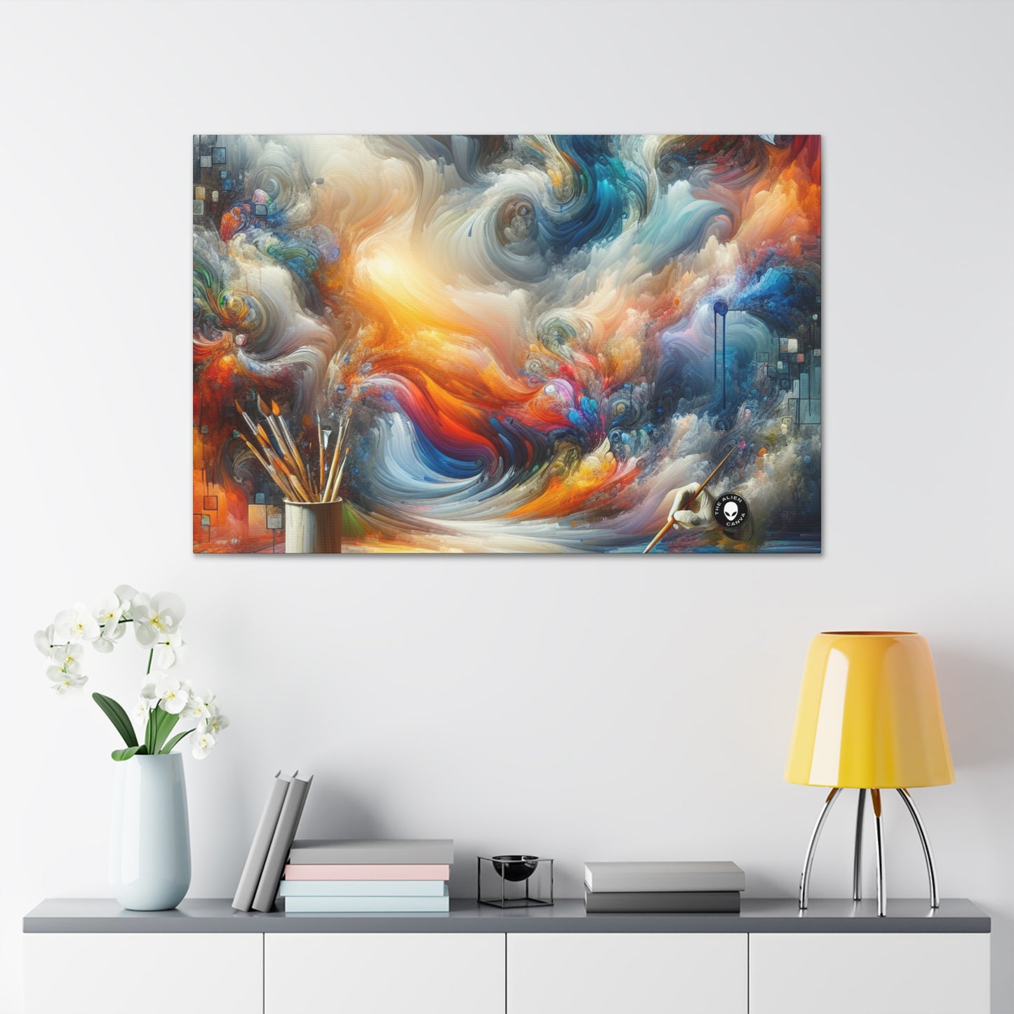 "Mystical Forest: A Whimsical Wonderland" - The Alien Canva Digital Painting