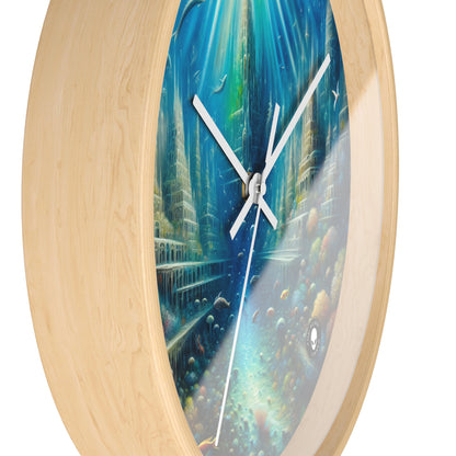 "Enchanted Underwater City" - The Alien Wall Clock