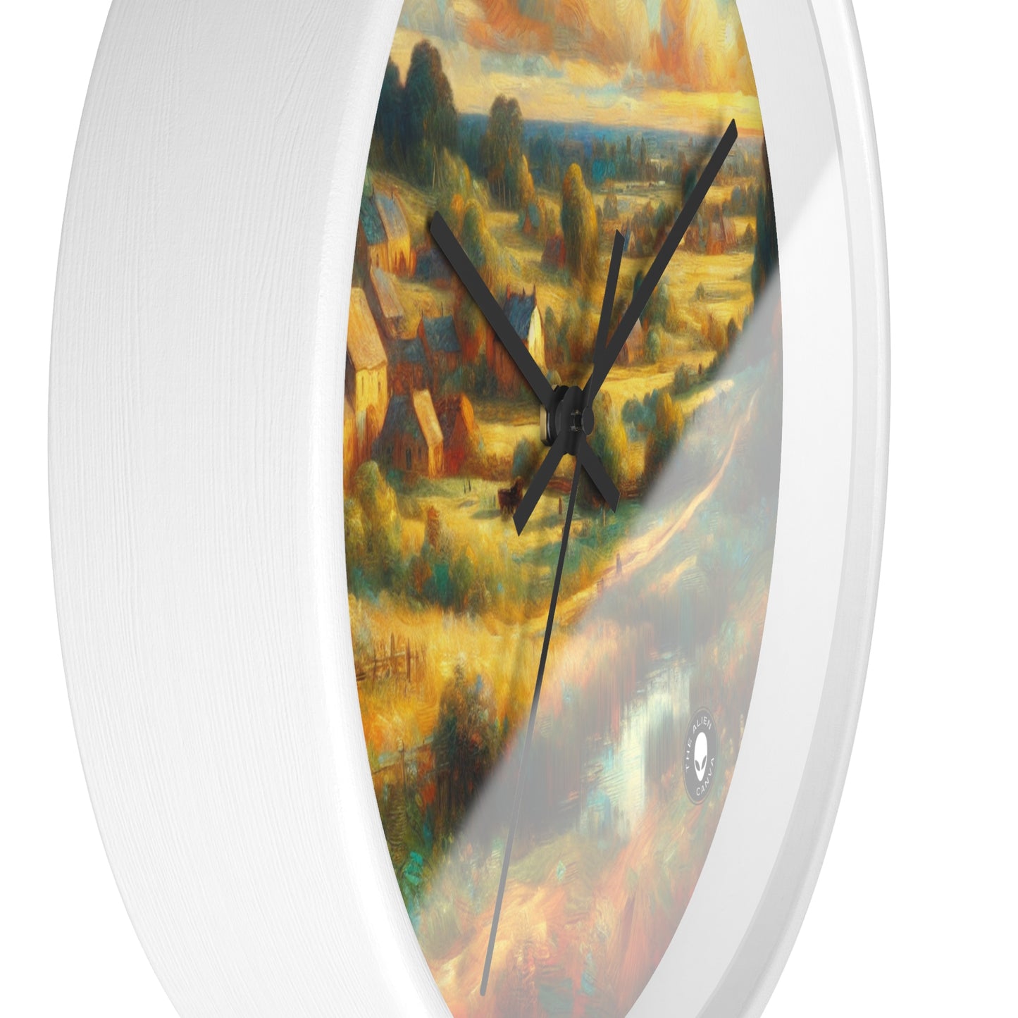 "Crepúsculo del bosque de hadas" - El reloj de pared alienígena Neoromanticismo