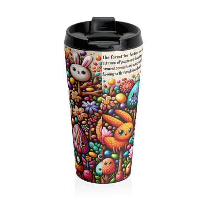 Taza de viaje de acero inoxidable "Jellybean Forest Fantasy" - El extraterrestre