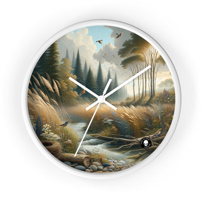 "Rebirth and Decay: A Sustainable Art Installation" - The Alien Wall Clock Environmental Art