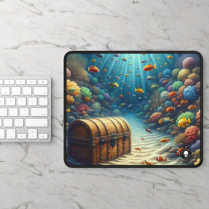 "Beneath the Waves: Treasure in the Coral Reef" - The Alien Gaming Mouse Pad