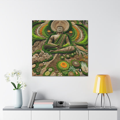 "Forest Mandala: A Harmony of Nature" - The Alien Canva Earth Art