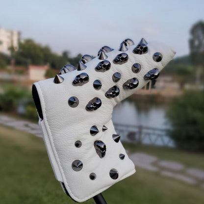 Funda universal para palos de golf con clavo puntiagudo y calavera