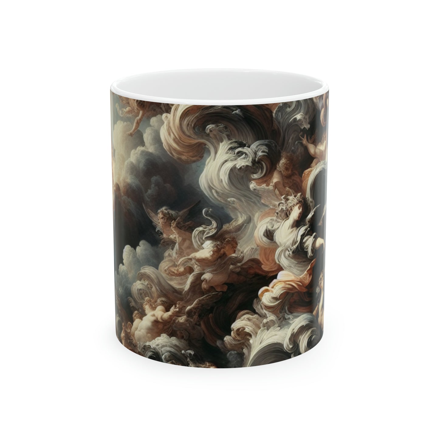 "Majestic Ballroom: A Baroque Affair" - The Alien Ceramic Mug 11oz Baroque