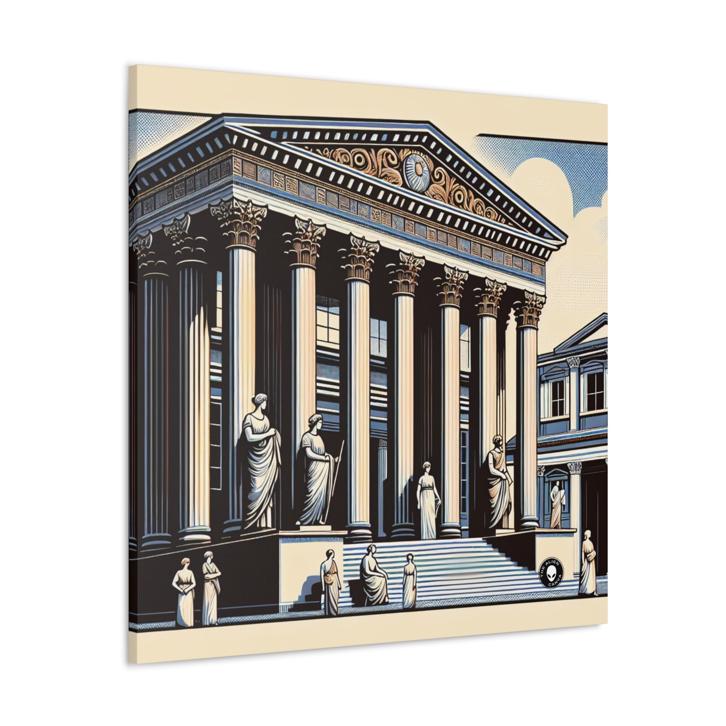 "Neoclassical Urban Elegance" - The Alien Canva Neoclassicism