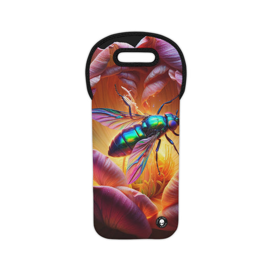 "The Beauty of Nature: A Hyperrealistic Insect Mosaic" - The Alien Wine Tote Bag Hyperrealism