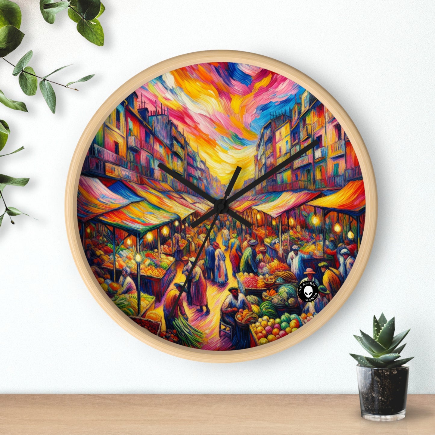 "Jungle Fauvism" - The Alien Wall Clock Fauvism