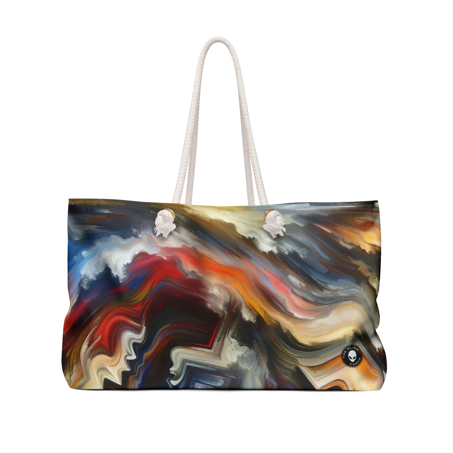 "Vivid Visions: An Expressionistic Journey into the Emotional Abyss" - The Alien Weekender Bag Expressionism