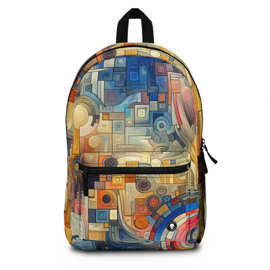 "Night City Rhythms: An Abstract Urban Exploration" - The Alien Backpack Abstract Art