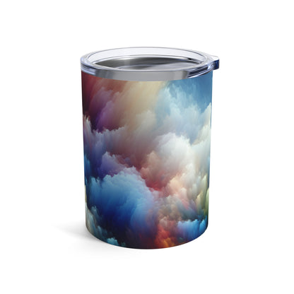 "Rainbow Cloudscape: A Surreal Watercolor Dream" - The Alien Tumbler 10oz