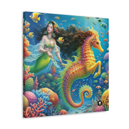 "Mermaid's Magical Coral Ride" - The Alien Canva