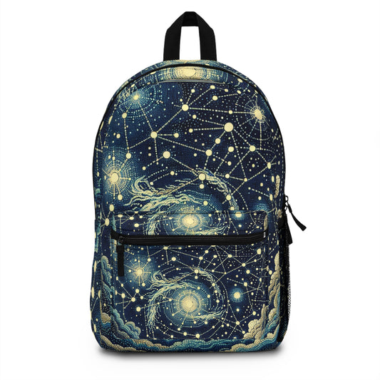 "Dotting the Heavens" - The Alien Backpack Pointillism Style