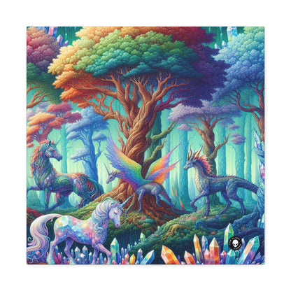 "Crystal Forest: Realm of Mythical Beings" - The Alien Canva