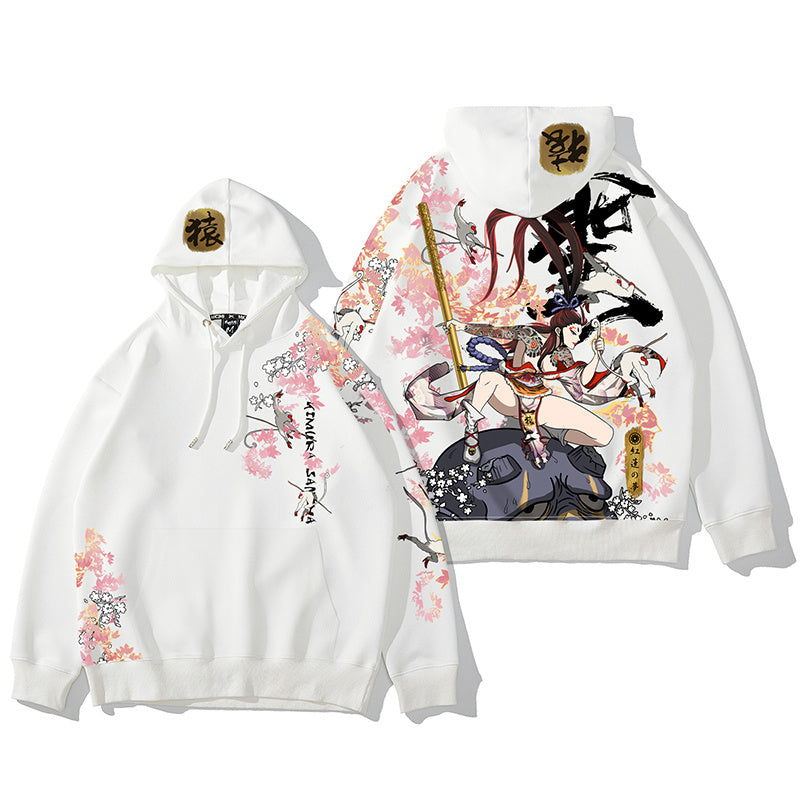 Printed hooded sweatshirt