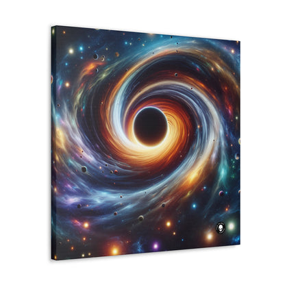 "Galactic Vortex: The Colorful Dance of Stars and Planets" - The Alien Canva