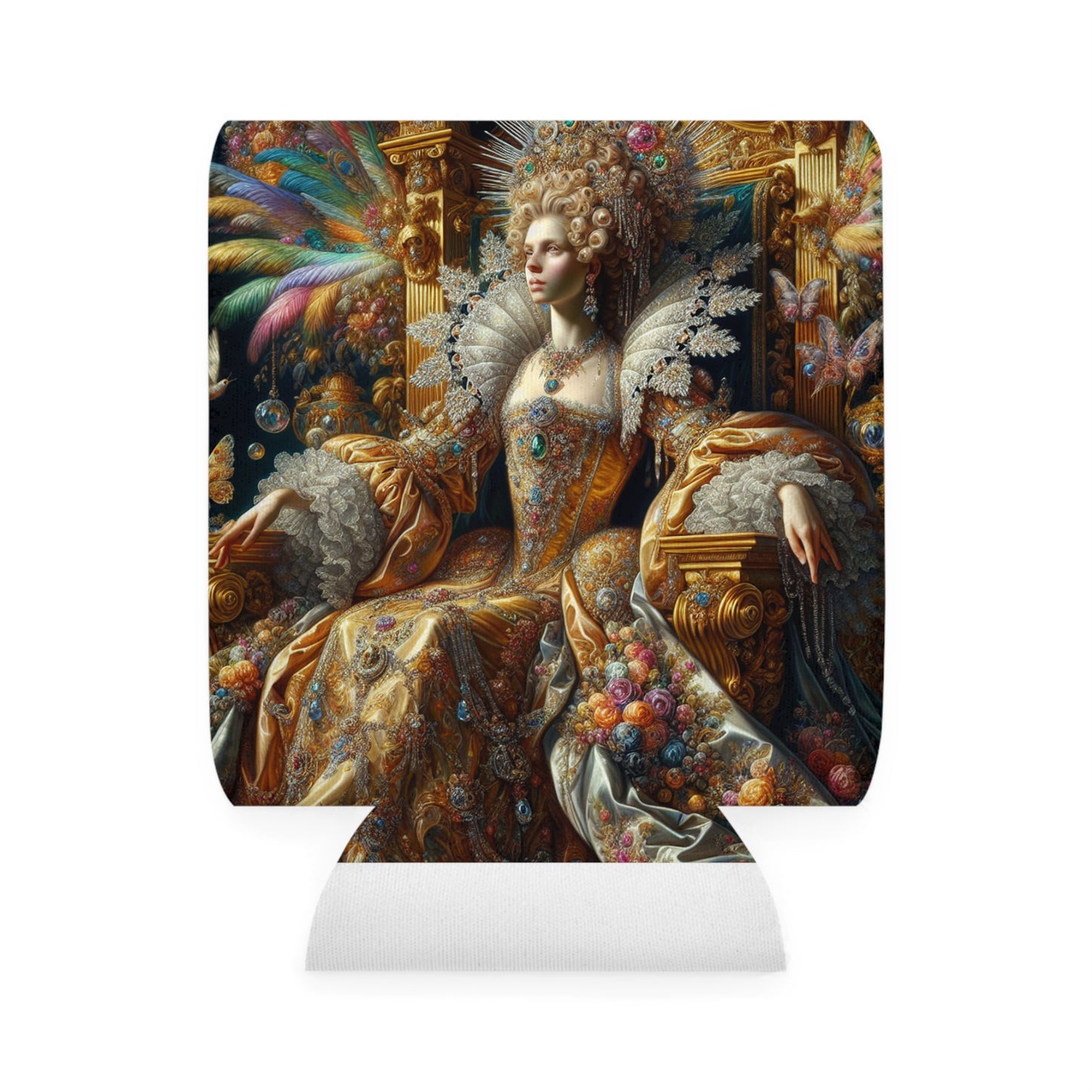 "The Splendor of a Renaissance Queen" - The Alien Can Cooler Sleeve Rococo