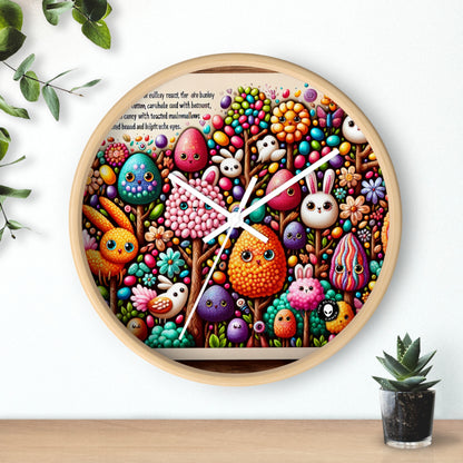 "Jellybean Forest Fantasy" - The Alien Wall Clock