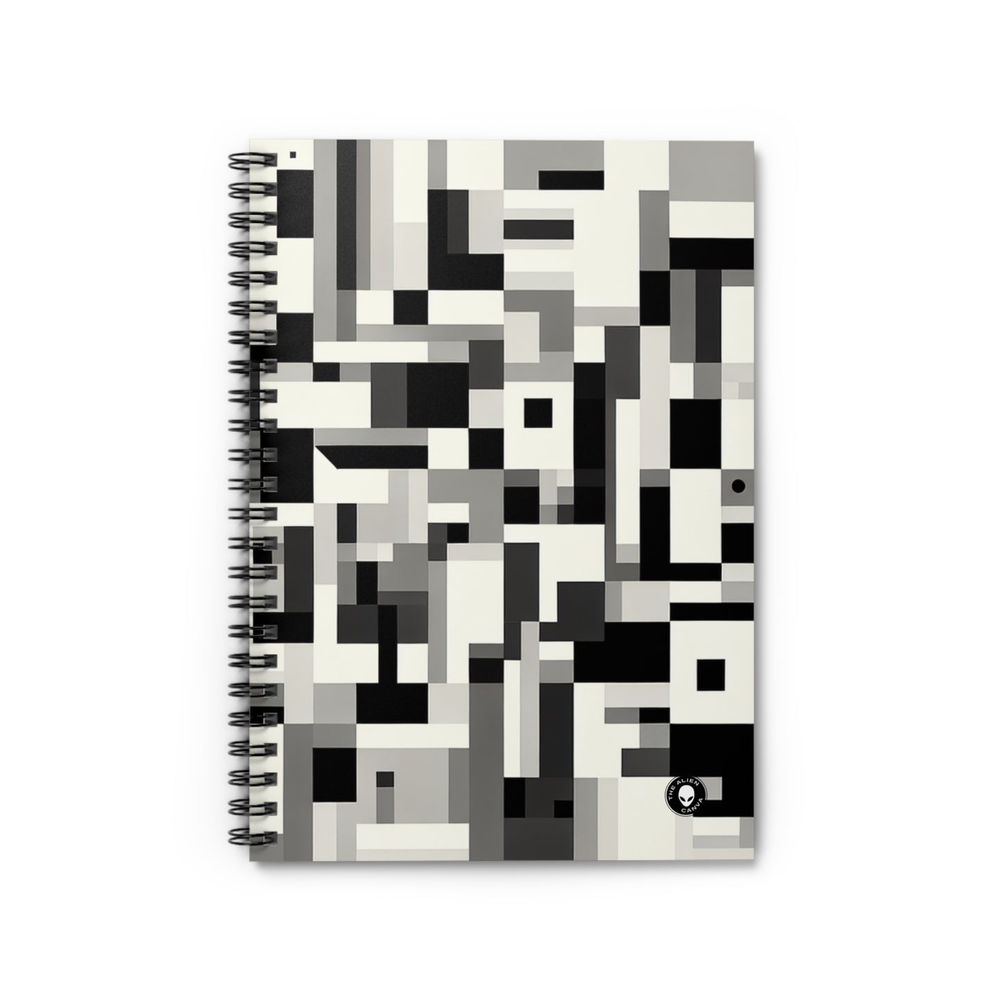 "Cityscape in Analytical Cubism" - The Alien Spiral Notebook (Ruled Line) Analytical Cubism